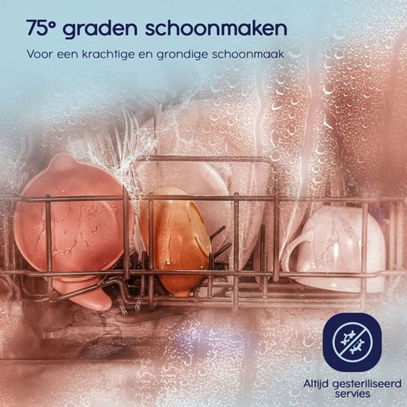 Deemer Mini Vaatwasser Afwasmachine Vrijstaand - Vaatwassers Afwasmachine Reiniger - Camping Vaatwasser Compact Smalle Kleine - Met Waterreservoir & Kraanaansluiting Zonder Watertoevoer - Wit