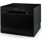 Klarstein Amazonia 6 - Mini Vaatwasser - Vrijstaand - Afwasmachine - 6 Programma's - 55 x 43,5 x 49,5 cm - Zwart