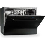 Klarstein Amazonia 6 - Mini Vaatwasser - Vrijstaand - Afwasmachine - 6 Programma's - 55 x 43,5 x 49,5 cm - Zwart