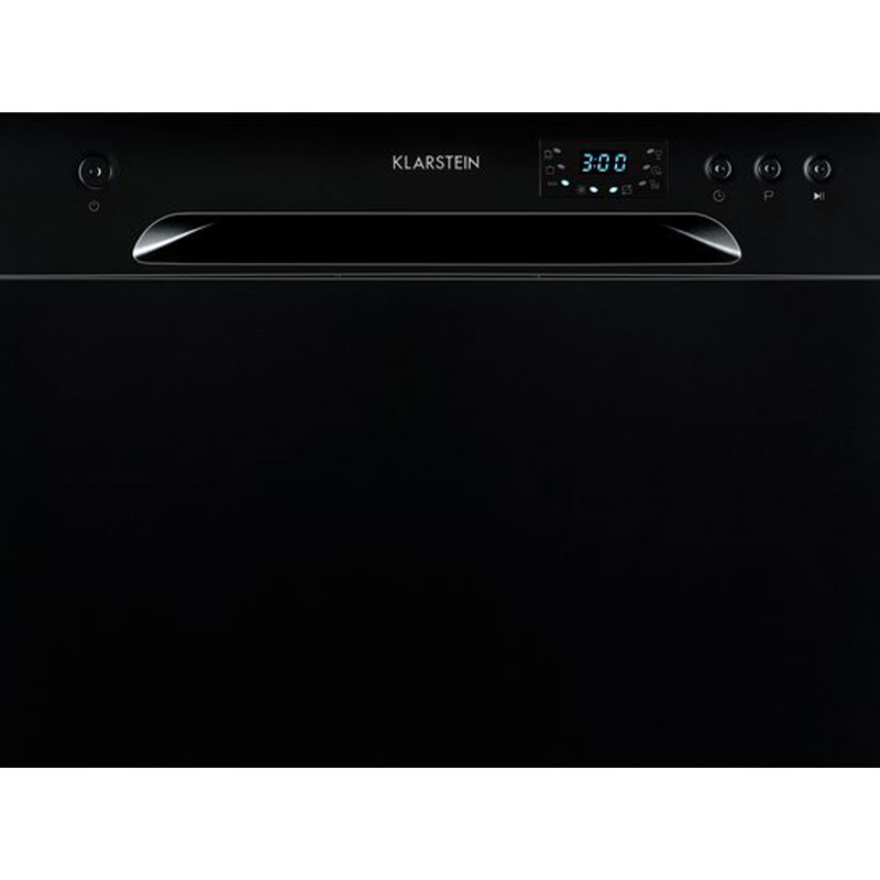 Klarstein Amazonia 6 - Mini Vaatwasser - Vrijstaand - Afwasmachine - 6 Programma's - 55 x 43,5 x 49,5 cm - Zwart