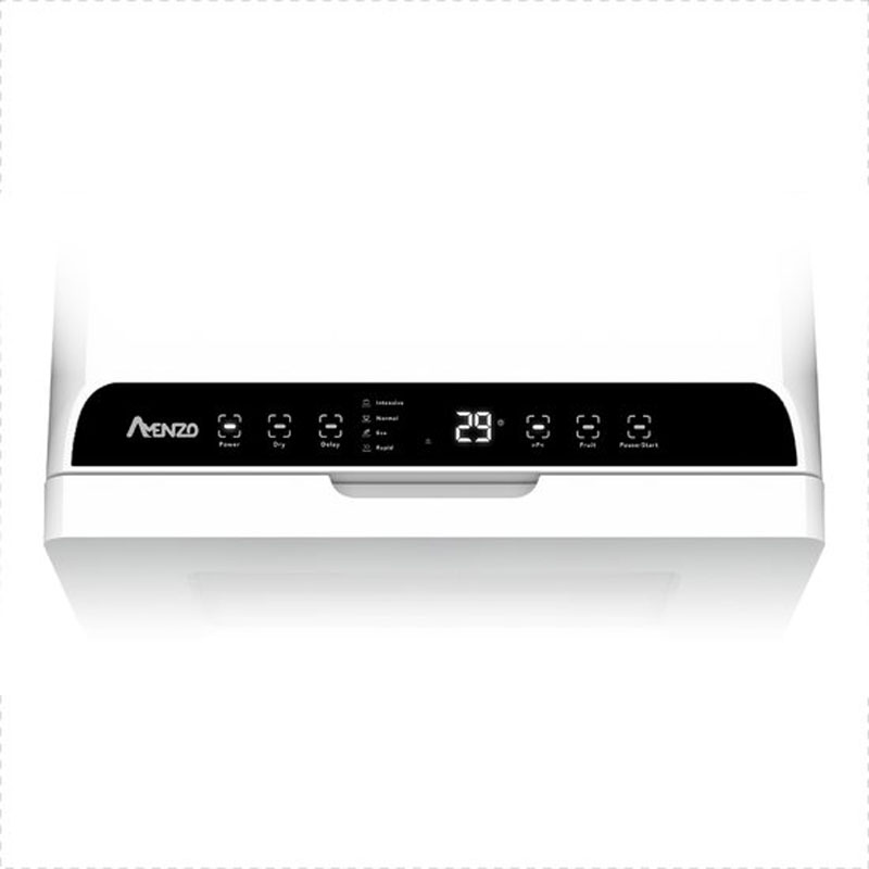 Amenzo® - Mini Vaatwasser - Inclusief App - Energielabel A - 900 Watt - 5 Programma's - Wit - Afwasmachine - Met Waterreservoir