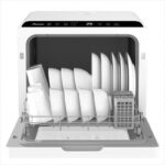 Amenzo® - Mini Vaatwasser - Inclusief App - Energielabel A - 900 Watt - 5 Programma's - Wit - Afwasmachine - Met Waterreservoir