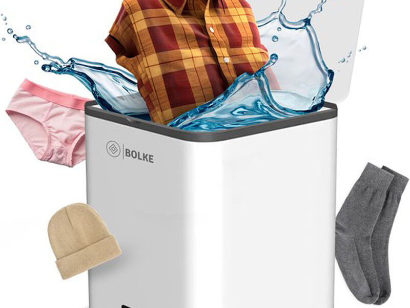 Bolke - mini wasmachine - kleine wasmachine - camping wasmachine - compact - Mooi design - 4.5L