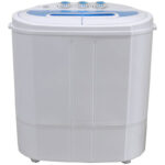 Lowander mini wasmachine 5kg met centrifuge en dubbele trommel - Kleine wasmachine voor Camping | Studenten | Op reis