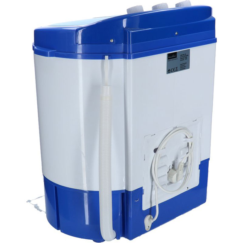 Mestic MW-120 Camping Wasmachine/Centrifuge Combinatie - 230V - 2 Wasprogramma's - 3,5kg capaciteit - Stil en energiezuinig