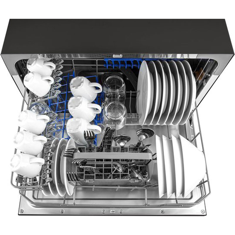 Tomado TDW5501B - Mini vaatwasser - Vrijstaand - 6 couverts - 5 programma's - Zwart
