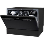 Tomado TDW5501B - Mini vaatwasser - Vrijstaand - 6 couverts - 5 programma's - Zwart