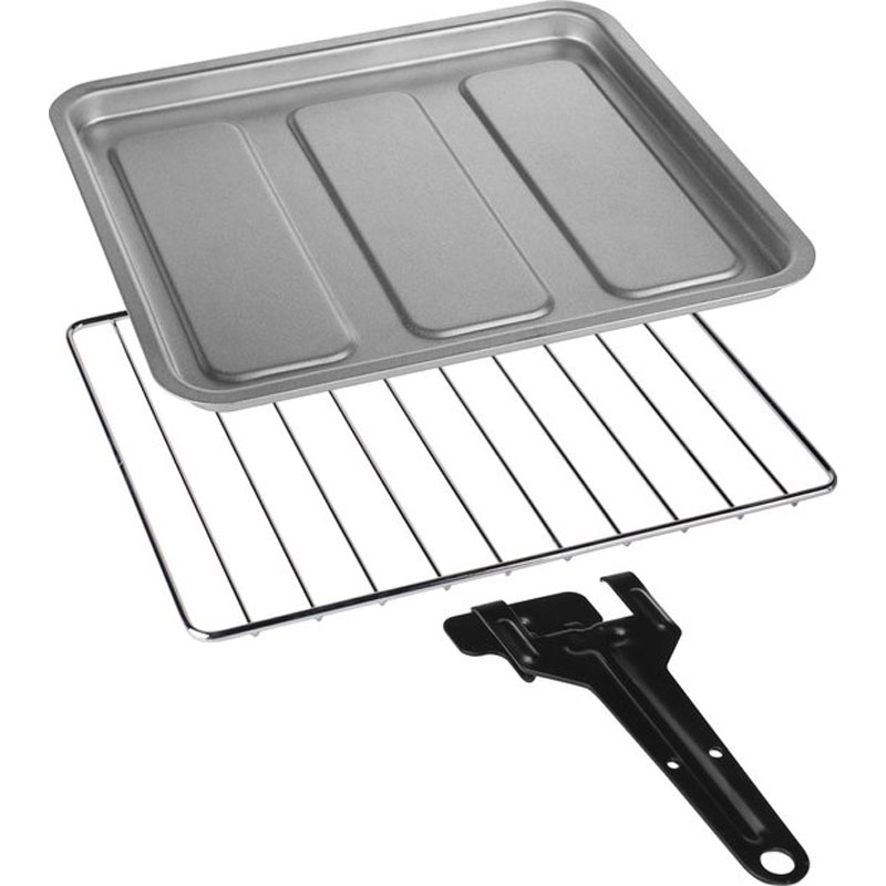Camping Oven Tristar OV-3615 - Oven 10 Liter - 800 watt - Vrijstaande kleine oven met accessoires - Regelbare thermostaat: 100⁰ tot 230⁰ - Geschikt voor camping - Inclusief bakplaat, grillrooster en handvat - Zwart