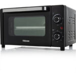 Camping Oven Tristar OV-3615 - Oven 10 Liter - 800 watt - Vrijstaande kleine oven met accessoires - Regelbare thermostaat: 100⁰ tot 230⁰ - Geschikt voor camping - Inclusief bakplaat, grillrooster en handvat - Zwart