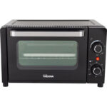 Camping Oven Tristar OV-3615 - Oven 10 Liter - 800 watt - Vrijstaande kleine oven met accessoires - Regelbare thermostaat: 100⁰ tot 230⁰ - Geschikt voor camping - Inclusief bakplaat, grillrooster en handvat - Zwart