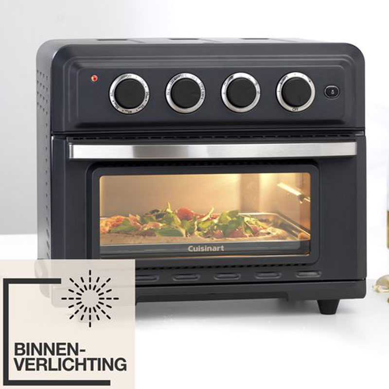 Cuisinart Air Fryer en Hete Lucht Mini Oven TOA60E - 7 Programma's - 17 Liter - 90 seconden opwarmtijd - 6 temperatuurinstellingen tot 230°C