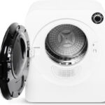 Labirent GDZ40-302M - Mini Wasdroger - 3 Kg Laadvermogen - Luchtafvoerdroger - Kleine Vrijstaande Droger - Wit/Zwart