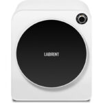 Labirent GDZ40-302M - Mini Wasdroger - 3 Kg Laadvermogen - Luchtafvoerdroger - Kleine Vrijstaande Droger - Wit/Zwart