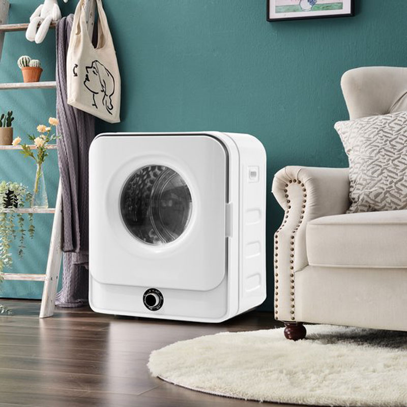 Merax Mini Droger 3KG - Wasdroger met Wandmontage - Luchtafvoerdroger - Wit