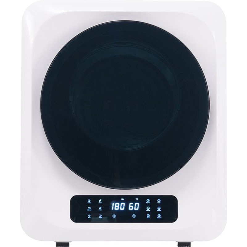 Merax Mini Wasdroger met Wandmontage - Droger tot 4 kg Capaciteit - 6 Programma's - Energieklasse C - Wit