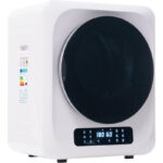 Merax Mini Wasdroger met Wandmontage - Droger tot 4 kg Capaciteit - 6 Programma's - Energieklasse C - Wit