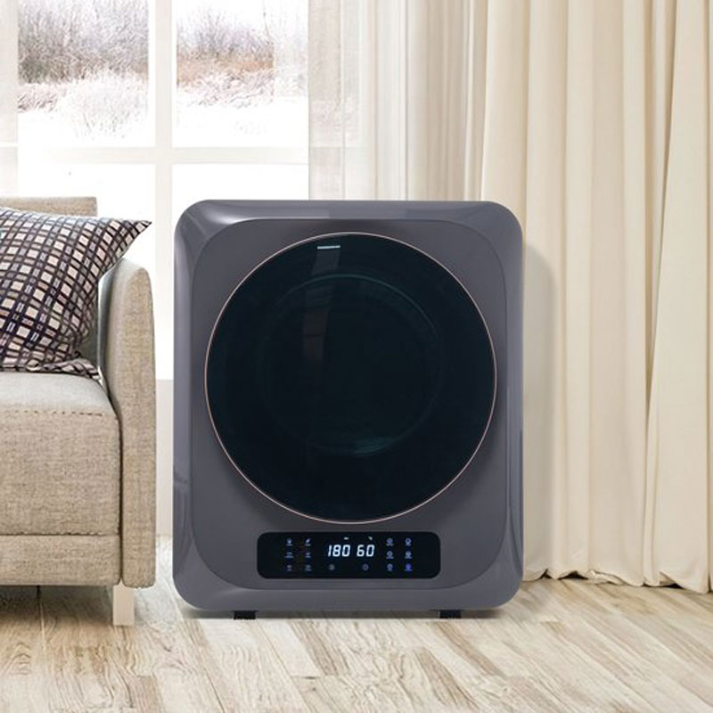 Merax Mini Wasdroger met Wandmontage - Droger tot 4 kg Capaciteit - Energieklasse C - Grijs