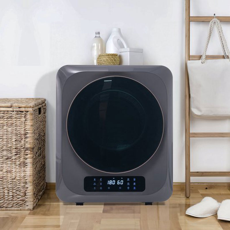 Merax Mini Wasdroger met Wandmontage - Droger tot 4 kg Capaciteit - Energieklasse C - Grijs