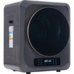 Merax Mini Wasdroger met Wandmontage - Droger tot 4 kg Capaciteit - Energieklasse C - Grijs