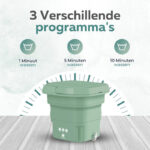 Mini wasmachine - Met Droogrek - Camping wasmachine - Opvouwbare wasmachine - Handwasmachine - Fruitwasser - Kampeer wasmachine - Wasdroger