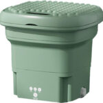 Mini wasmachine - Met Droogrek - Camping wasmachine - Opvouwbare wasmachine - Handwasmachine - Fruitwasser - Kampeer wasmachine - Wasdroger