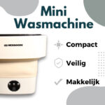 NexGoods Mini Wasmachine - Camping wasmachine - Opvouwbaar - Wasmachine - Compact