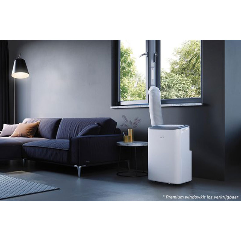 AEG AXP34U338HW - Mobiele airco - Airco's - Airconditioning - Airco met verwarmingsfunctie - Wit