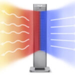 Clean Air Optima® CA-904G - 2in1 Design Ventilator Elektrische Kachel - Verwarmen en Koelen - Stoffilter - Draaicirkel (oscillatie): 80º - Digitale thermostaat instelbaar 15-35°C