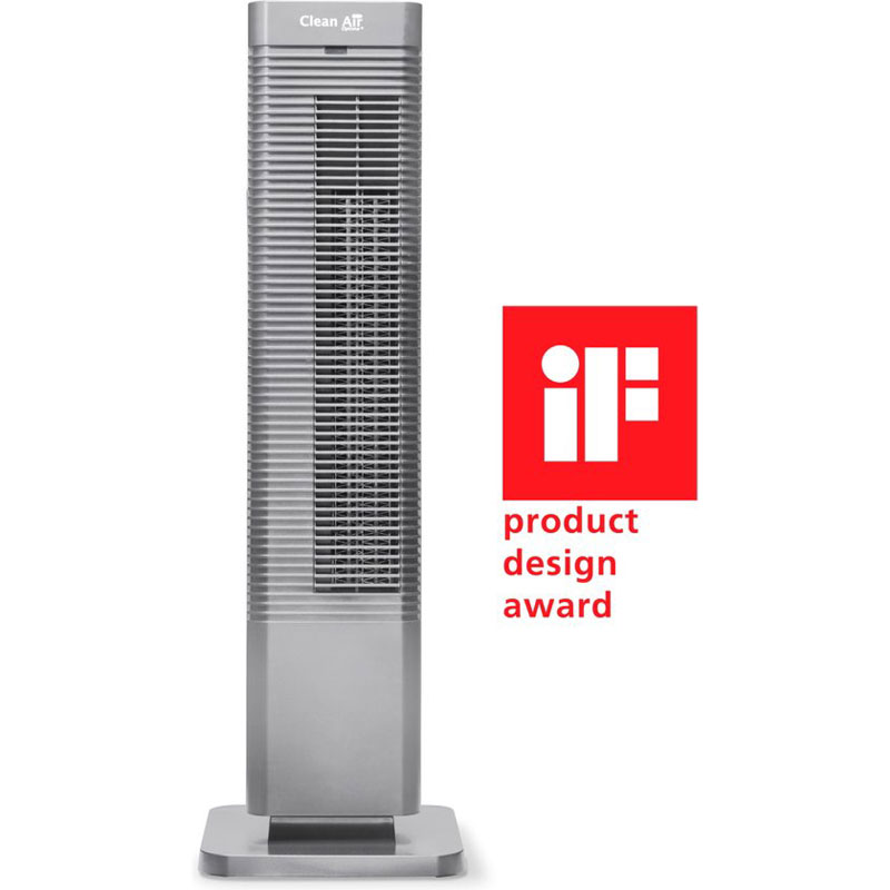 Clean Air Optima® CA-904G - 2in1 Design Ventilator Elektrische Kachel - Verwarmen en Koelen - Stoffilter - Draaicirkel (oscillatie): 80º - Digitale thermostaat instelbaar 15-35°C