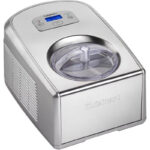Cuisinart Ice Cream & Gelato Professional Ice Cream Machine ICE100E - 2 Mixing Paddles - Professional Compressor - 1.5 Liter - Silver Gray