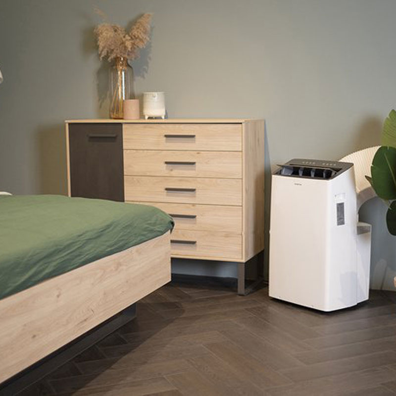 Inventum AC127WSET - Mobiele airconditioner - Airco - High performance kit - 3-in-1 functie - Afstandsbediening - Tot 105 m - 12000 BTU - Afdichtingskit - Wit