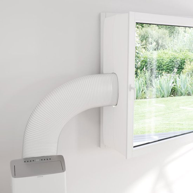 Inventum AC127WSET - Mobiele airconditioner - Airco - High performance kit - 3-in-1 functie - Afstandsbediening - Tot 105 m - 12000 BTU - Afdichtingskit - Wit