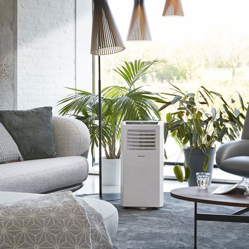 Inventum AC901 - Mobiele airconditioner - Airco - 3-in-1 functie - Afstandsbediening - Tot 80 m - 9000 BTU - Afdichtingskit - Wit