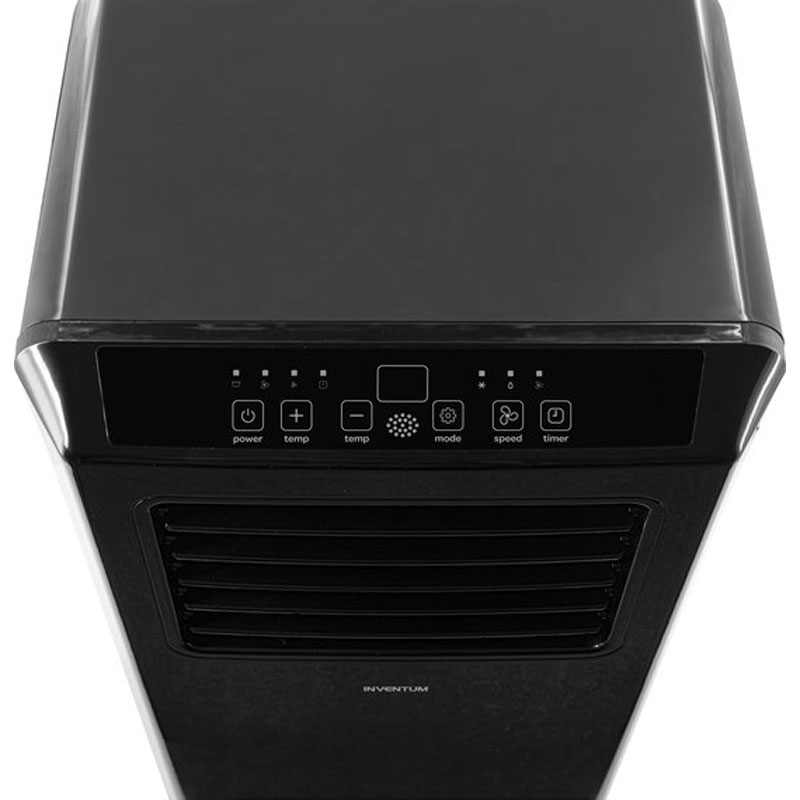 Inventum AC901B - Mobiele airconditioner - Airco - 3-in-1 functie - Afstandsbediening - Tot 80 m³ - 9000 BTU - Afdichtingskit - Zwart