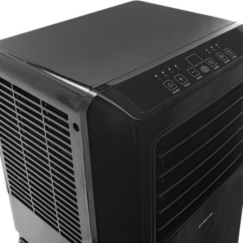 Inventum AC901B - Mobiele airconditioner - Airco - 3-in-1 functie - Afstandsbediening - Tot 80 m³ - 9000 BTU - Afdichtingskit - Zwart