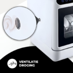 Kicinn Mini Vaatwasser - Vaatwasser - Vaatwasser Vrijstaand - Afwasmachine - Camping Vaatwasser - Wit