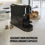 Koffiecupmachine Tristar CM-2300 - Compacte koffiemachine met ruime watertank - Capsule koffiezetapparaat - Geschikt voor camping gebruik - Zwart