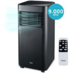 MOA Mobile Air Conditioner - 9000 BTU - Air Conditioning - Suitable for Dehumidification - Including Wheels - incl. Window Seal Kit - Black - A010B