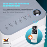 MONZANA Airco 7000BTU - 3in1 Rolluikkit - Mobiel - 16-32C