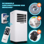 MONZANA Airco 7000BTU - 3in1 Rolluikkit - Mobiel - 16-32C
