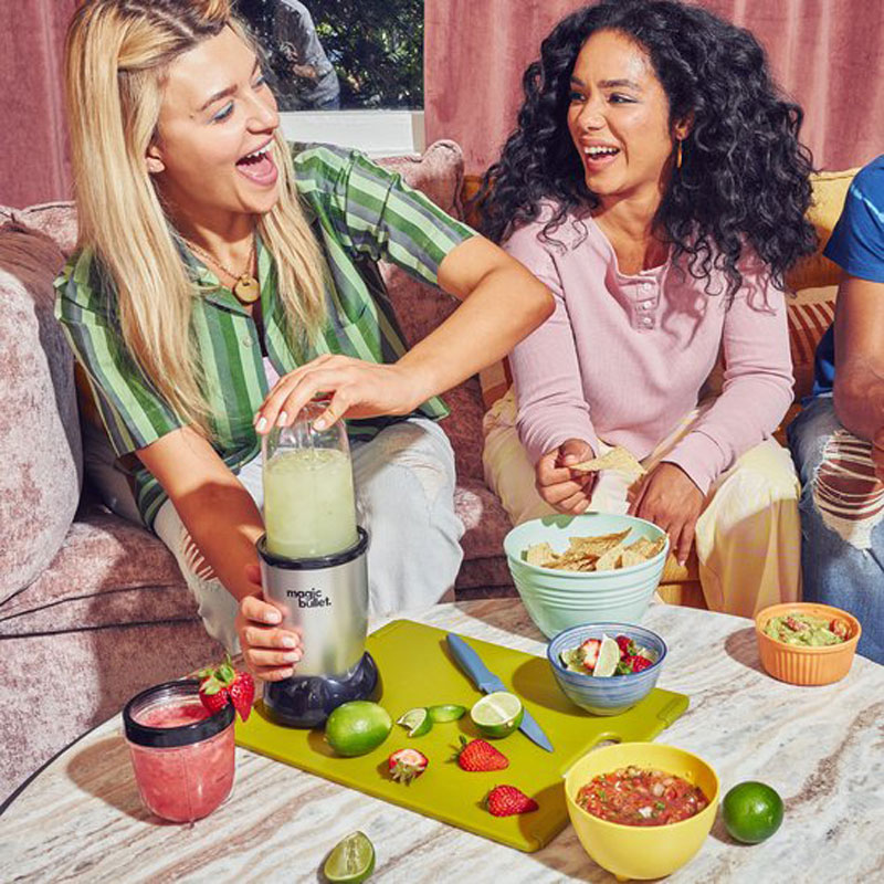 Magic Bullet Original - Blender - Incl. To Go Bekers - met Digitaal Receptenboek - Zilver