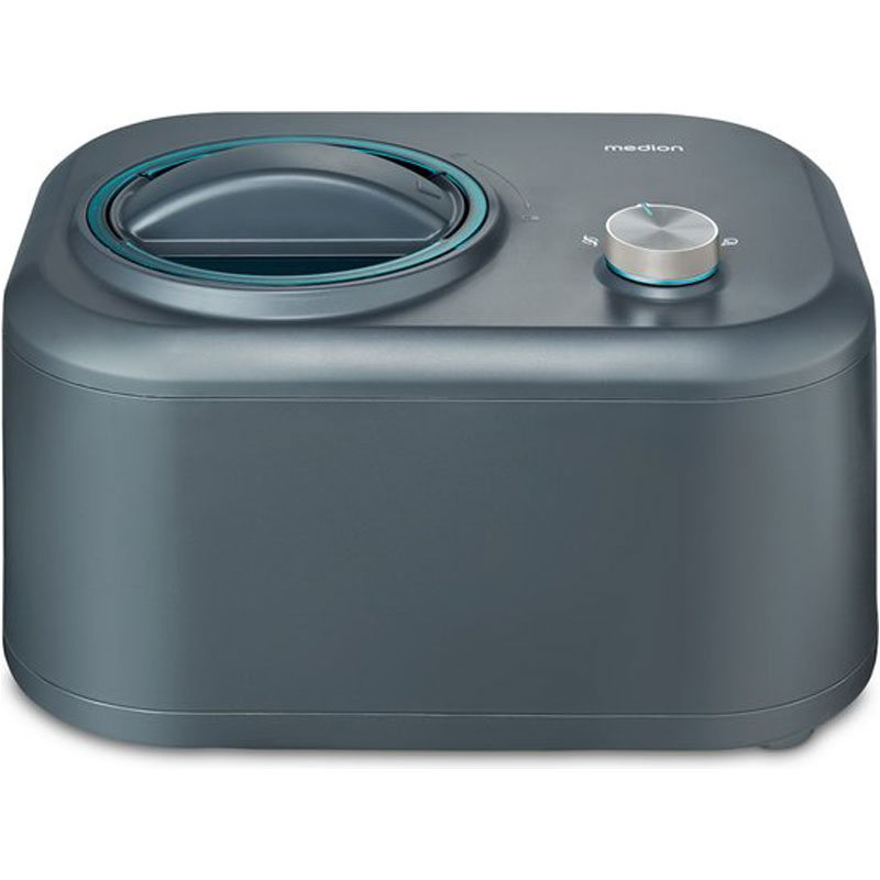 Medion Ice Cream Maker MD 10169, capacity for 1 L of ice cream - no pre-cooling required - removable aluminium ice cream reservoir - suitable for preparing ice cream-frozen yoghurt & sorbet