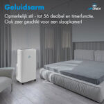 Mobiele Airco Aironex 12000 BTU - Airconditioner Wit - Airco met Raamafdichting - Stille Airconditioning met Afstandsbediening - Mobiele Airco voor Slaapkamer, Woonkamer, Kantoor