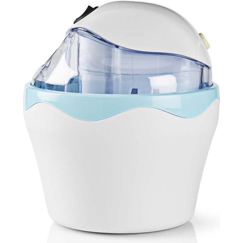 Nedis Ice Cream Maker - 1.2 l - Blue White - Aluminum Plastic