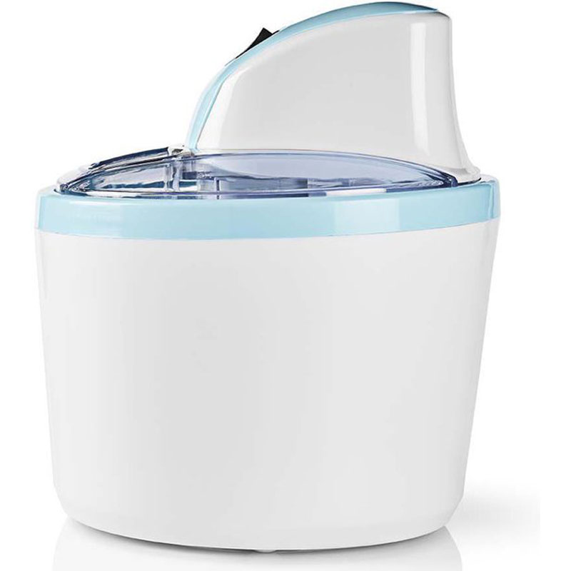 Nedis Ice Cream Maker - 1.2 l - Blue White - Aluminum Plastic