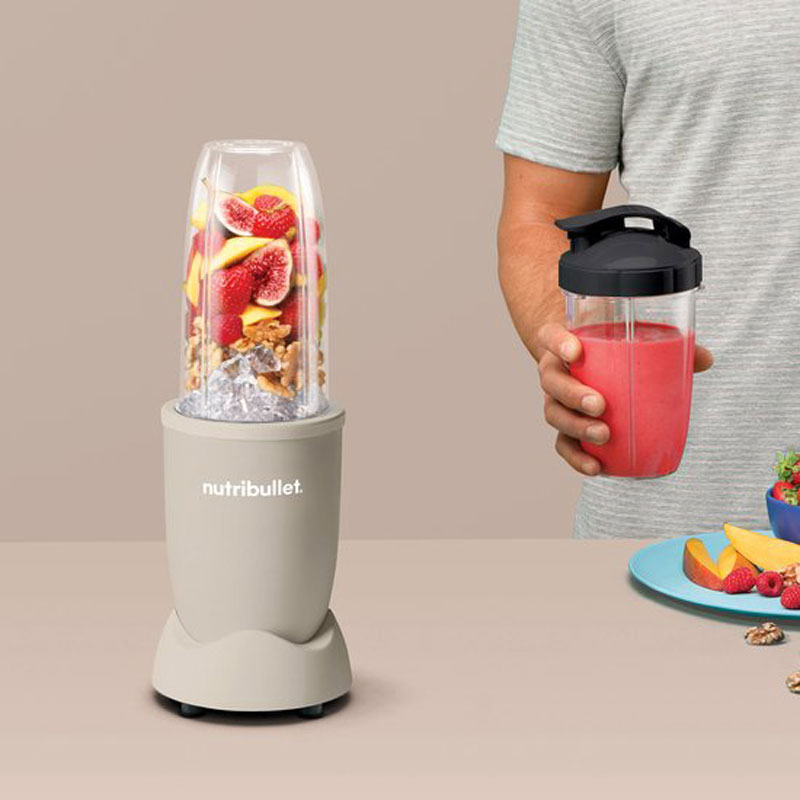 Nutribullet Exclusive Pastel - Blender - 900 Watt - Smoothie Maker - Incl. To Go Accessoires & Digitaal Receptenboek - Sand
