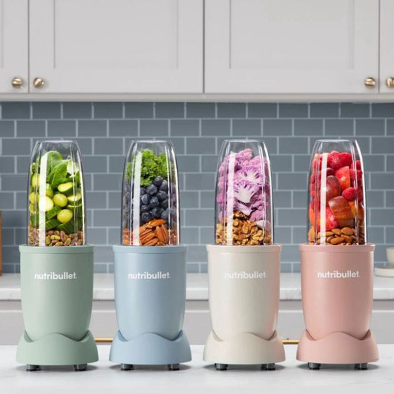 Nutribullet Exclusive Pastel - Blender - 900 Watt - Smoothie Maker - Incl. To Go Accessoires & Digitaal Receptenboek - Sand