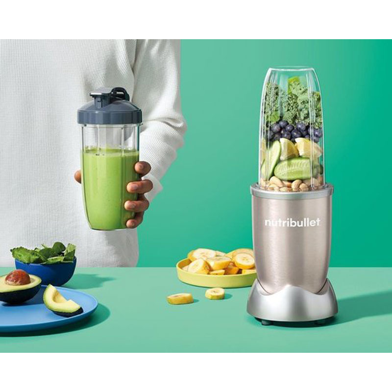 Nutribullet Pro Blender - 900 Watt - Incl. Digitaal Receptenboek - Champagne
