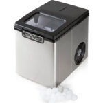 PRIMO PR403IB IJsblokjesmachine - IJsblokmaker met IJsschep - Kleine & Grote IJsblokjes - 1,8L - 12kg/24u - RVS