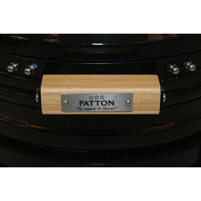 Patton Kamado 15" - keramisch - Tafel model - Premium Black - Medium - Zwart